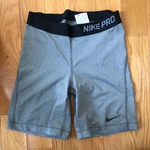 Nike pro grey spandex